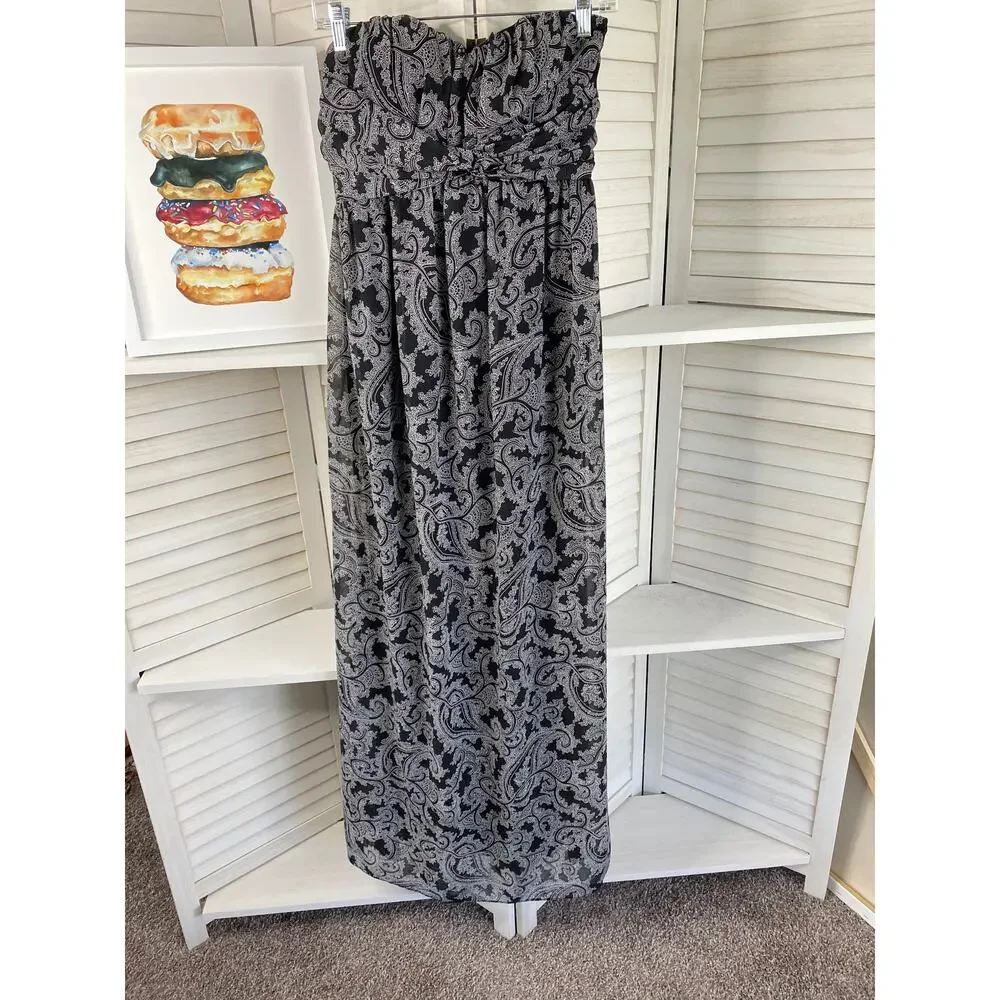 Jessica Simpson strapless maternity maxi dress - Picture 6 of 14
